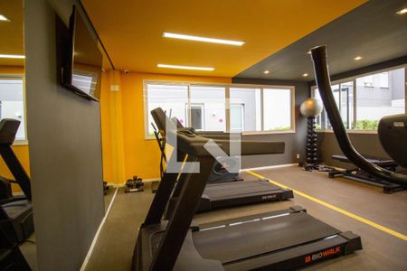 Apartamento para alugar com 40m², 2 quartos e sem vaga Apartamento para alugar com 40m², 2 quartos e sem vagaÁrea comum - Academia