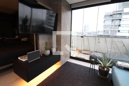 Sala de apartamento à venda com 1 quarto, 78m² em Pinheiros, São Paulo