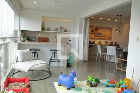 Varanda gourmet de apartamento à venda com 2 quartos, 155m² em Centro, São Bernardo do Campo