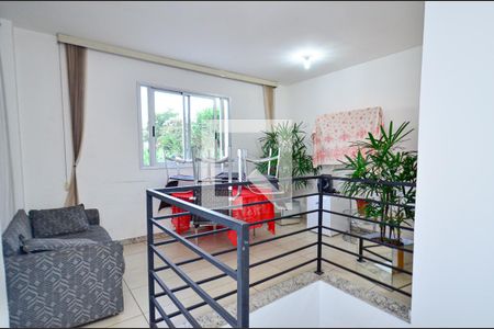 Sala cobertura de apartamento à venda com 2 quartos, 140m² em Santa Cruz, Belo Horizonte