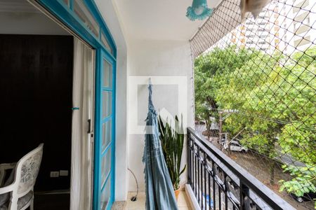 Varanda da Sala de apartamento para alugar com 3 quartos, 128m² em Pitangueiras, Guarujá
