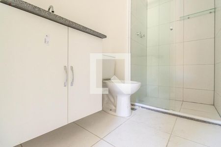 Banheiro da Suíte  de apartamento à venda com 1 quarto, 36m² em Ipiranga, São Paulo