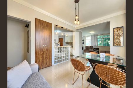 Sala - Jantar de apartamento à venda com 3 quartos, 110m² em São Lucas, Belo Horizonte
