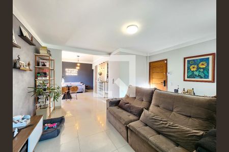 Sala de apartamento à venda com 3 quartos, 110m² em São Lucas, Belo Horizonte