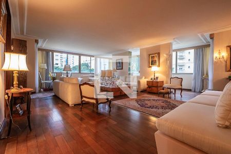 Sala de apartamento para alugar com 3 quartos, 330m² em Paraíso, São Paulo