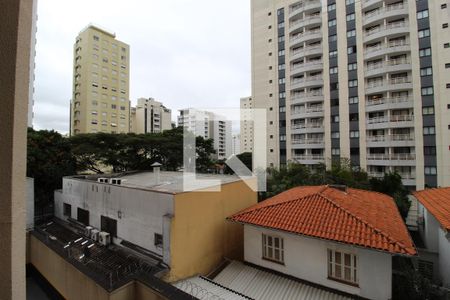 Vista da Varanda de apartamento para alugar com 1 quarto, 37m² em Indianópolis, São Paulo