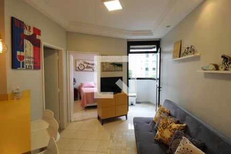 Sala de apartamento para alugar com 1 quarto, 37m² em Indianópolis, São Paulo