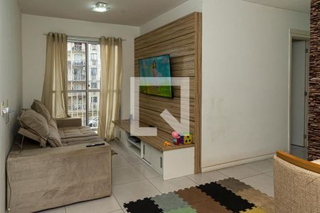 Sala estar/jantar de apartamento para alugar com 2 quartos, 52m² em Taquara, Rio de Janeiro