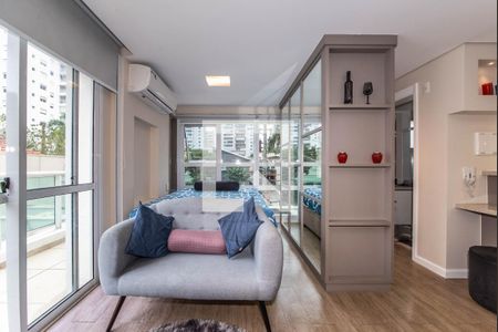 Studio  de apartamento para alugar com 1 quarto, 40m² em Brooklin, São Paulo