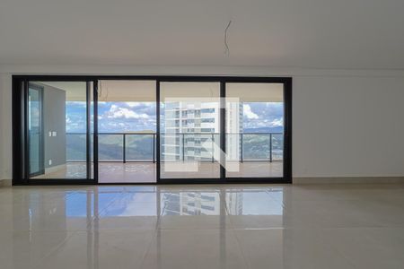 Sala de apartamento à venda com 4 quartos, 187m² em Jardim da Torre, Nova Lima