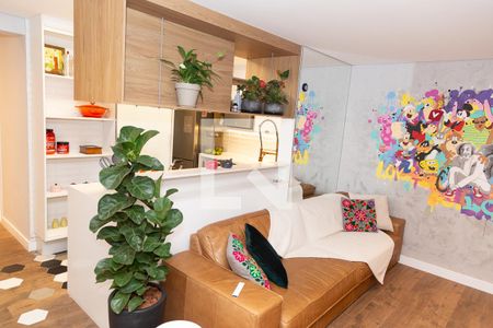 Sala de estar de apartamento para alugar com 2 quartos, 82m² em Jardim Flor da Montanha, Guarulhos