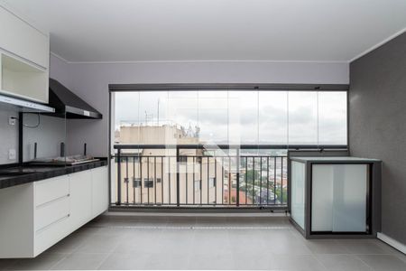 Varanda gourmet de kitnet/studio para alugar com 1 quarto, 40m² em Vila Camargos, Guarulhos