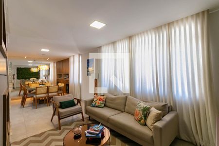 Sala de apartamento para alugar com 4 quartos, 240m² em Santa Lúcia, Belo Horizonte