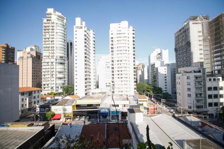 Vista da Sala de apartamento à venda com 1 quarto, 40m² em Jardim Paulista, São Paulo