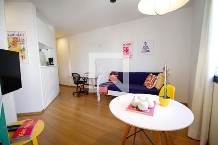 Sala de apartamento à venda com 1 quarto, 40m² em Jardim Paulista, São Paulo