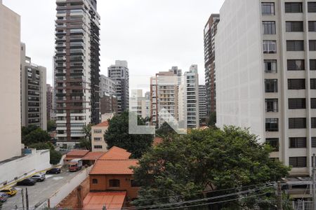 Vista da Sala de apartamento à venda com 1 quarto, 53m² em Pinheiros, São Paulo