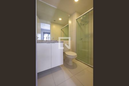 Suíte - Banheiro de apartamento para alugar com 1 quarto, 25m² em Pinheiros, São Paulo