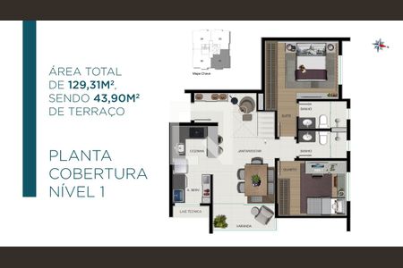 Apartamento à venda com 2 quartos, 129m² em Nova Suíça, Belo Horizonte
