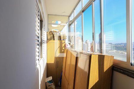 Varanda da Sala de apartamento à venda com 5 quartos, 145m² em Centro, Belo Horizonte
