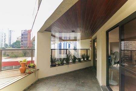 Varanda da Sala de apartamento para alugar com 3 quartos, 190m² em Vila Andrade, São Paulo