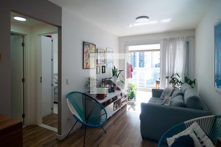 Sala  de apartamento para alugar com 1 quarto, 47m² em Cerqueira César, São Paulo