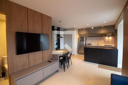 Sala de apartamento à venda com 1 quarto, 53m² em Chácara Santo Antônio (zona Sul), São Paulo