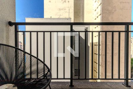 Varanda de kitnet/studio para alugar com 1 quarto, 27m² em Vila Buarque, São Paulo