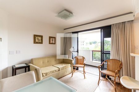 Sala de apartamento para alugar com 1 quarto, 39m² em Higienópolis, São Paulo