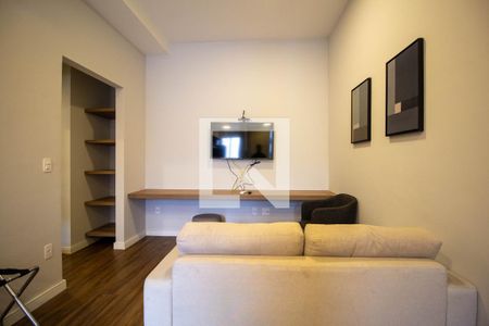 Sala de apartamento para alugar com 1 quarto, 30m² em Barra Funda, São Paulo