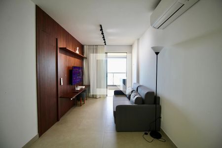 Sala de apartamento para alugar com 1 quarto, 45m² em Ondina, Salvador