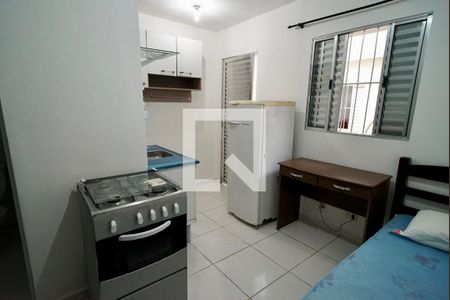 Quarto/ sala/ cozinha  de kitnet/studio para alugar com 1 quarto, 12m² em Jardim Esmeralda, São Paulo