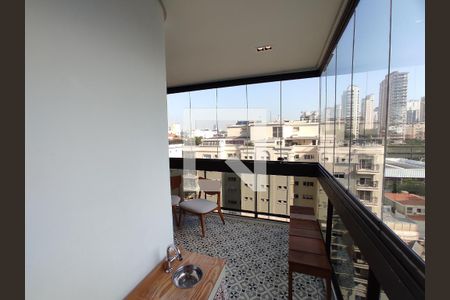 Varanda da Sala de Estar de apartamento à venda com 3 quartos, 209m² em Perdizes, São Paulo