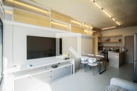 Sala de apartamento para alugar com 1 quarto, 60m² em Vila Olímpia, São Paulo