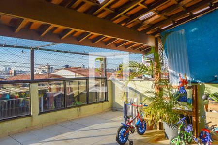 Varanda da Sala de casa à venda com 3 quartos, 235m² em Jardim Copacabana, São Bernardo do Campo