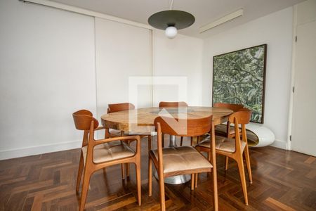 Sala, mesa de jantar de apartamento à venda com 4 quartos, 166m² em Itaim Bibi, São Paulo