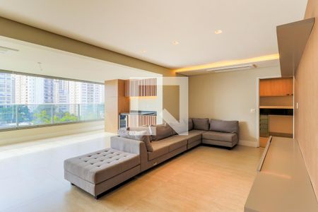Sala de apartamento à venda com 3 quartos, 157m² em Brooklin, São Paulo