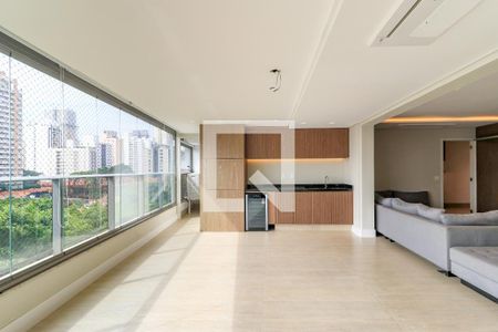 Varanda Gourmet de apartamento para alugar com 3 quartos, 157m² em Brooklin, São Paulo