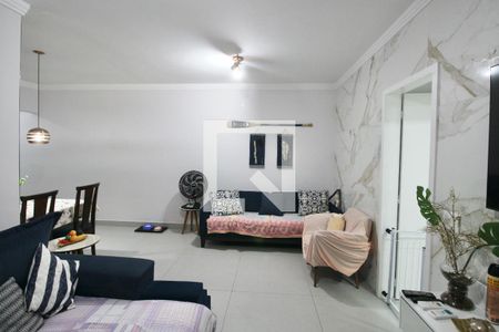 Sala de apartamento para alugar com 3 quartos, 90m² em Loteamento João Batista Julião, Guarujá