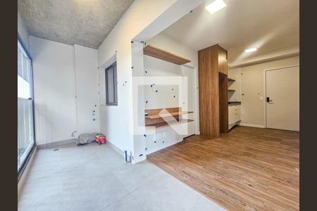 Sala/Cozinha de apartamento para alugar com 2 quartos, 41m² em Santo Amaro, São Paulo