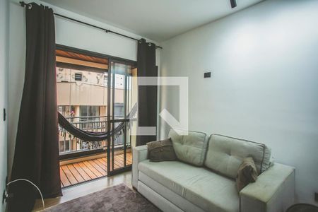 Sala de Estar de apartamento à venda com 2 quartos, 60m² em Chácara Inglesa, São Paulo