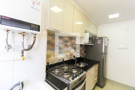 Cozinha  de apartamento à venda com 2 quartos, 44m² em Brás, São Paulo