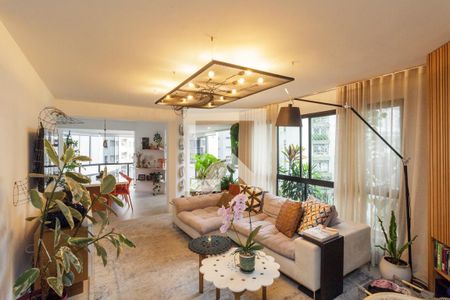 Sala de apartamento para alugar com 3 quartos, 208m² em Santa Cecília, São Paulo