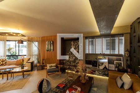 Sala de apartamento para alugar com 3 quartos, 208m² em Santa Cecília, São Paulo