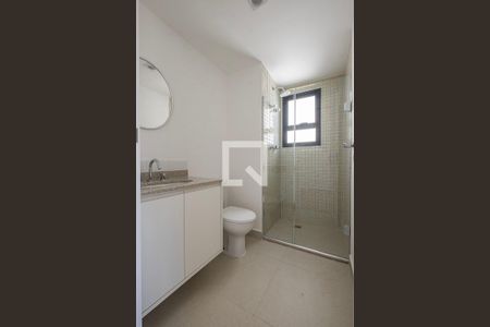 Banheiro de kitnet/studio para alugar com 1 quarto, 31m² em Pinheiros, São Paulo