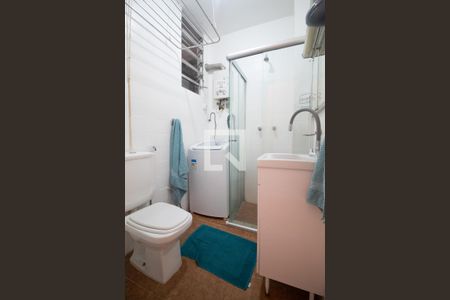 Banheiro social de apartamento para alugar com 1 quarto, 55m² em Copacabana, Rio de Janeiro