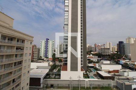 Vista da Varanda da Sala de kitnet/studio para alugar com 1 quarto, 39m² em Cambuí, Campinas