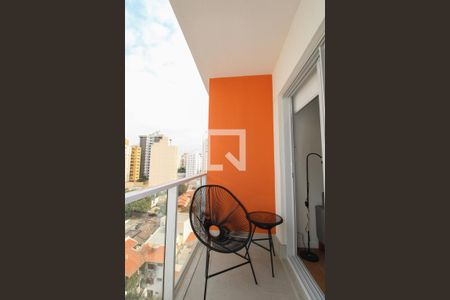 Varanda da Sala de kitnet/studio para alugar com 1 quarto, 39m² em Cambuí, Campinas