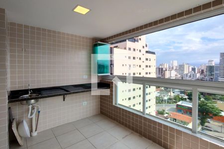 Sacada de apartamento para alugar com 2 quartos, 74m² em Canto do Forte, Praia Grande