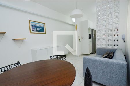 Sala de apartamento à venda com 1 quarto, 55m² em Savassi, Belo Horizonte