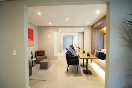 Studio para alugar com 38m², 1 quarto e sem vaga Studio para alugar com 38m², 1 quarto e sem vagaÁrea comum - Salão de festas